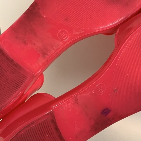 Chinese Laundry Plastic Open Toe Beach Flats Shoes - Picture 11 of 11